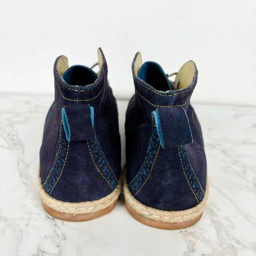 Robert Graham Men's Navy Blur Kamiko Chukka Boot Sz 12 - Picture 7 of 12